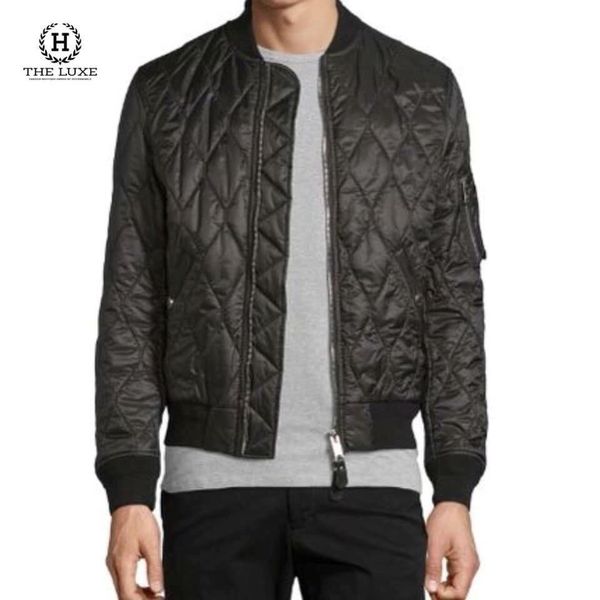 Áo Khoác Bomber Burberry Trần Bông