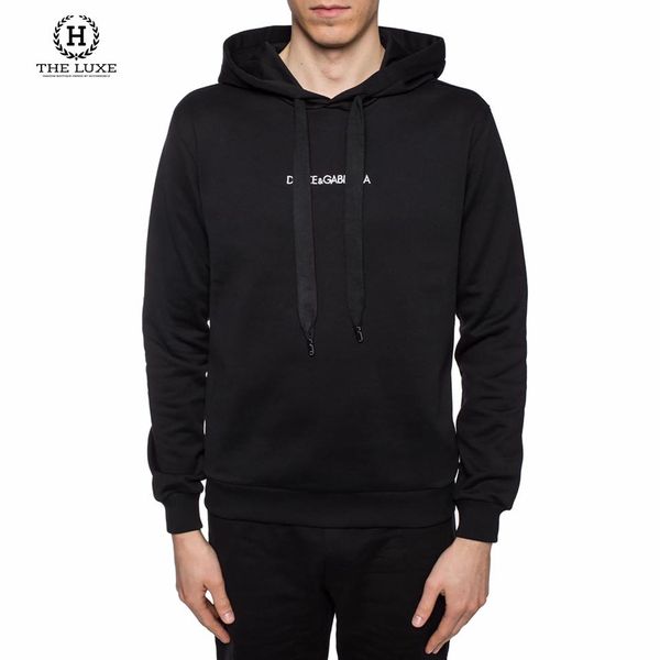 Hoodies Dolce & Gabbana Đen Thuê Chữ Ngực