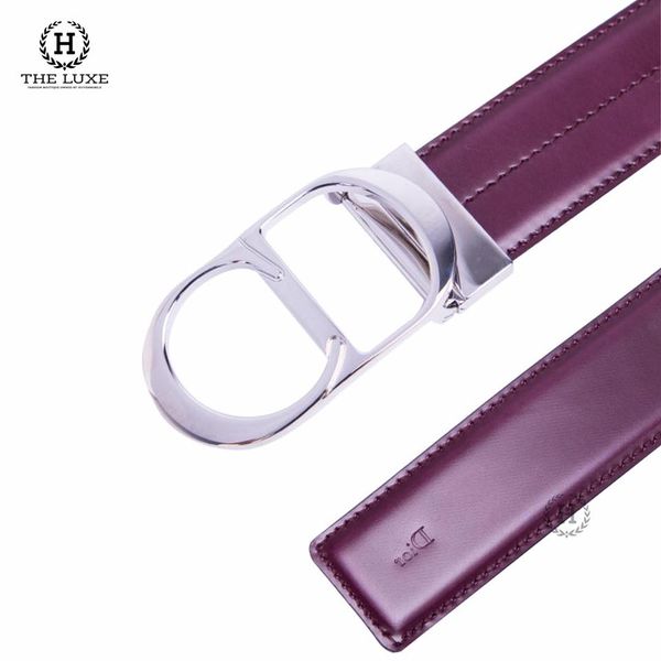 Belt Dior khóa CD trắng