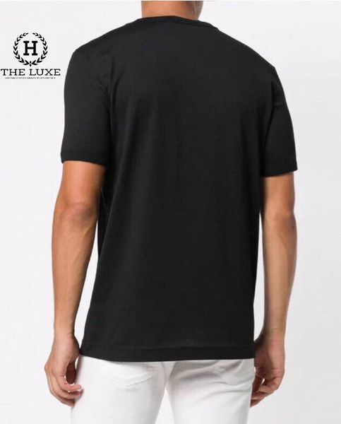 T-Shirt Dolce & Gabbana đen tim đỏ