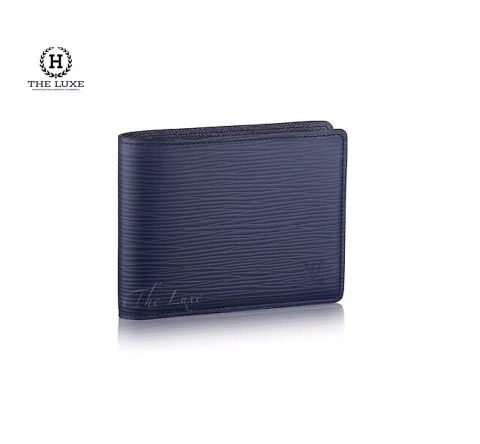  Ví ngắn Louis Vuitton Epi Navy Multiple Wallet. 