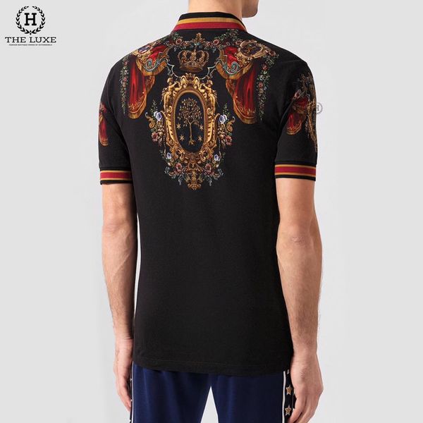 Polo Dolce & Gabbana Họa Tiết Hoàng Gia