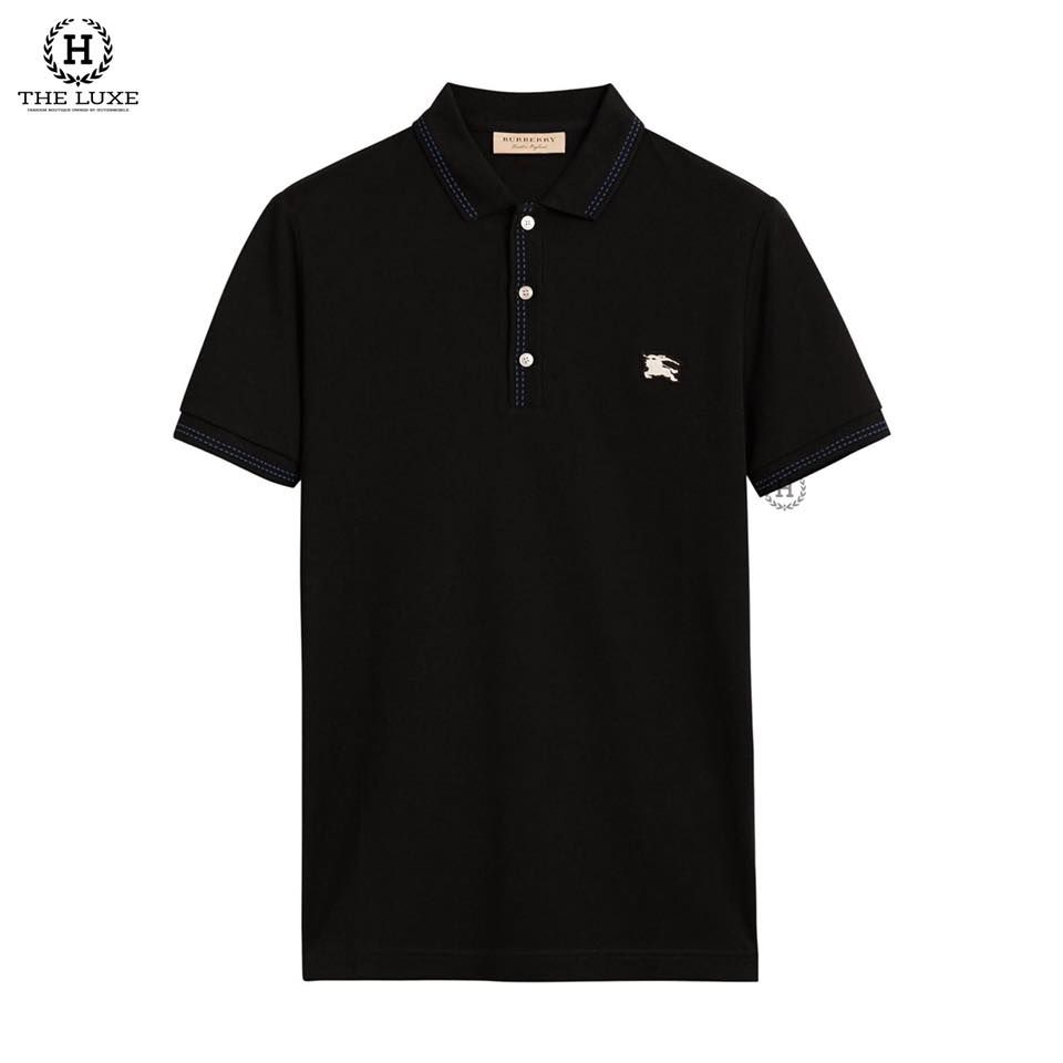 Polo Burberry Tag Ngực Sắt