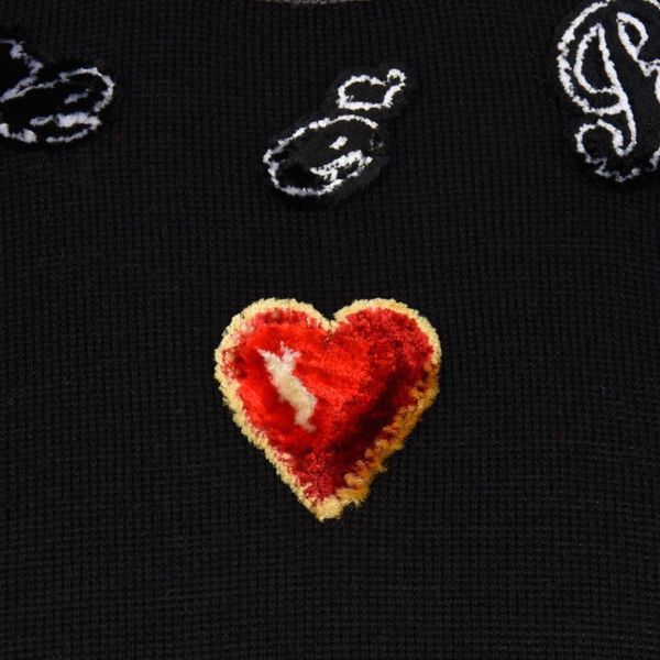 Áo Len Dolce & Gabbana Velvet Heart Knitted