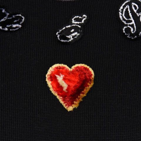  Áo Len Dolce & Gabbana Velvet Heart Knitted 