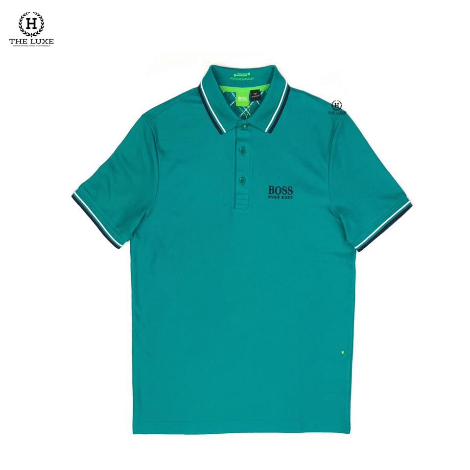 Polo Hugo Boss Tag Ngực Viền Tay