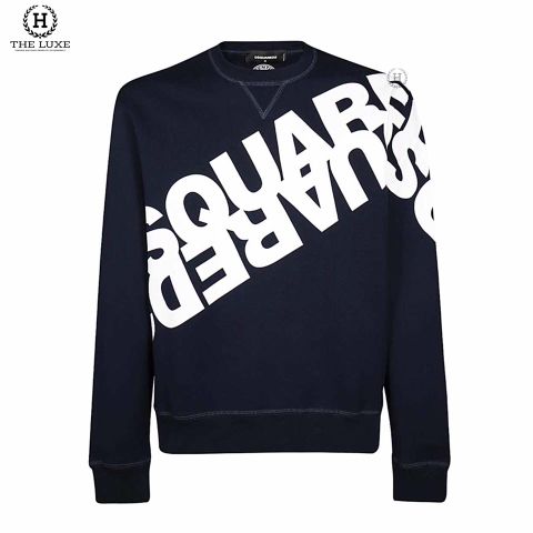  Áo Nỉ Dsquared2 Đen Chữ Trắng 