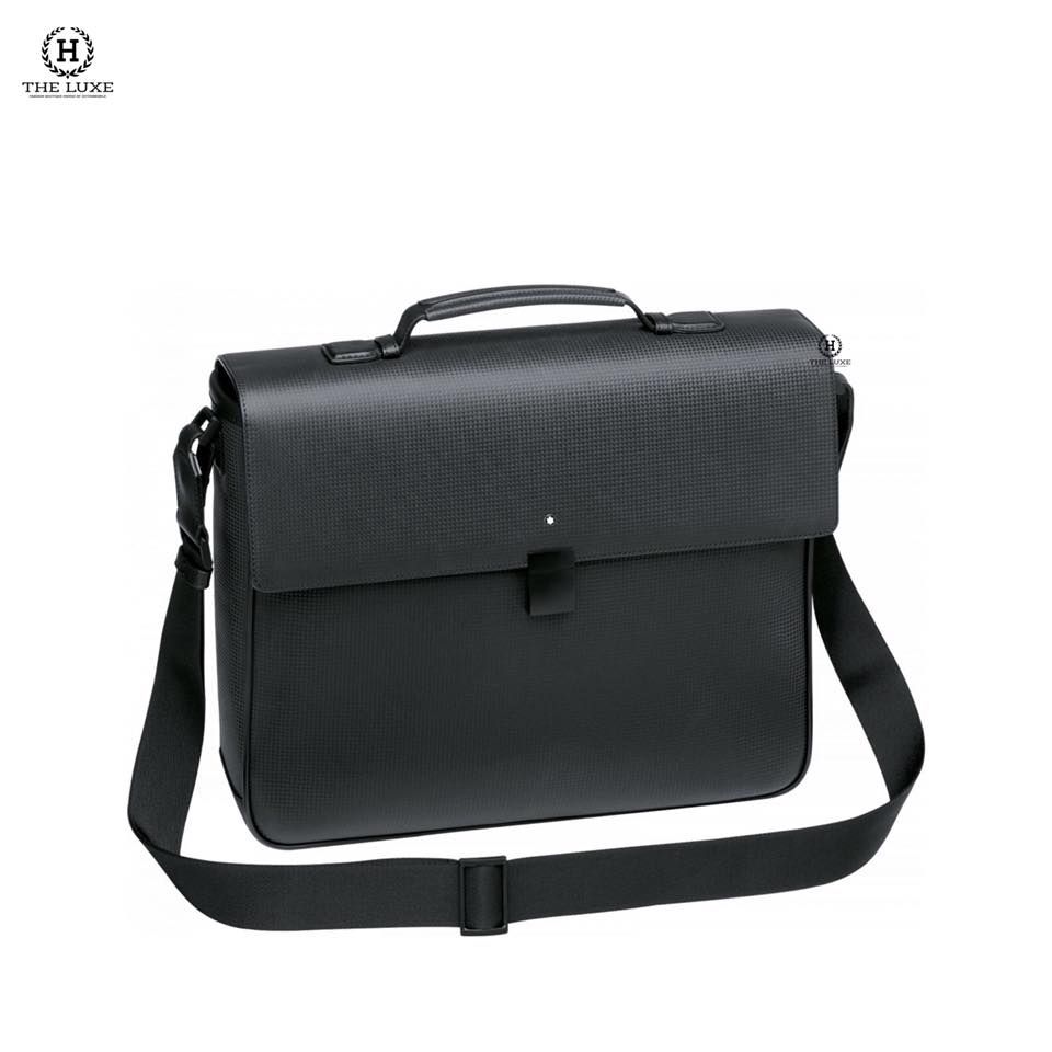 Cặp laptop Montblanc Đen Vân Đan