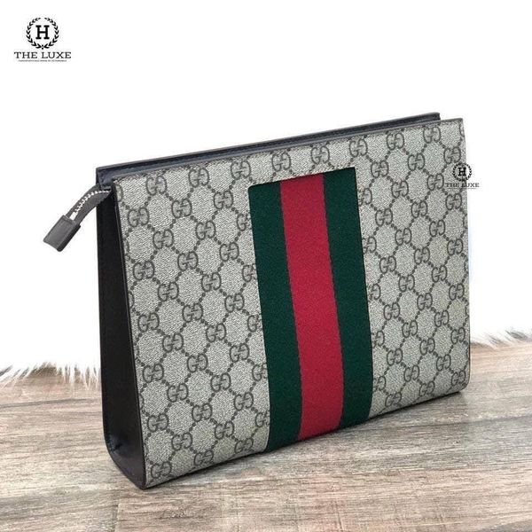 Pochette Gucci Canvas Vân Mono