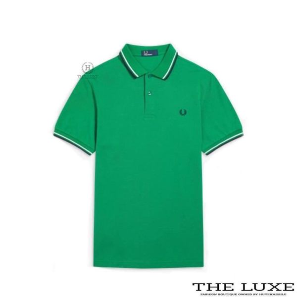 Polo Fred Perry Viền Cổ Tag Ngực Nhiều Màu