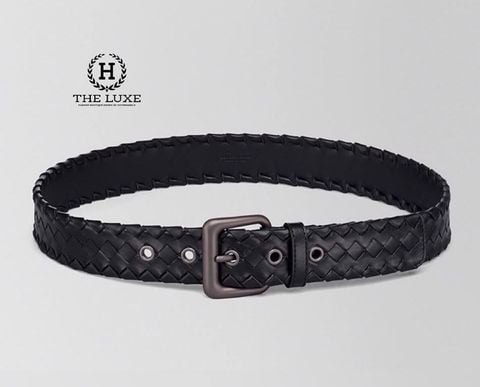  Belt Botega da đen khóa cài bản 3,5 