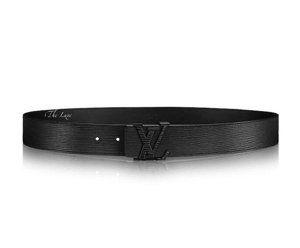 Belt Louis Vuitton Epi Đen Khóa Lồng Epi Đen