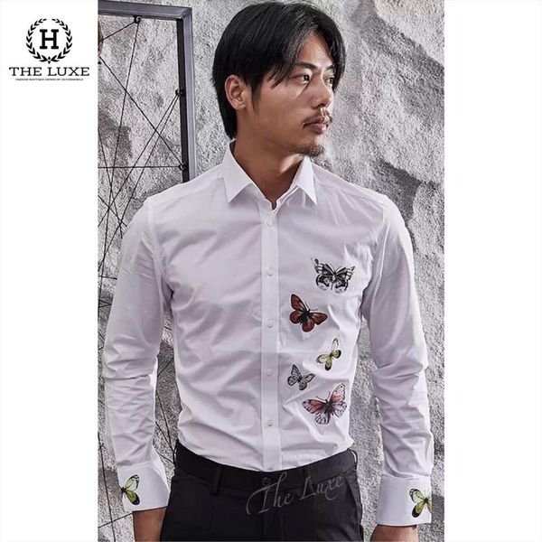 Long-sleeved Shirt Dolce Butterfly