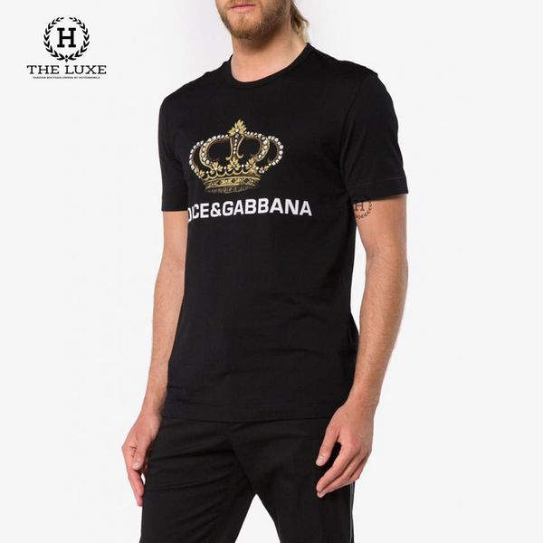 T shirt Dolce Crown Print