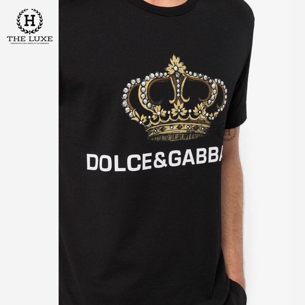 T shirt Dolce Crown Print
