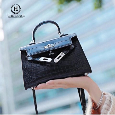  Hermes Kelly 20 Crocodile Skin 