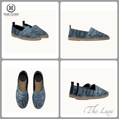  Slip on đế cói Hermes 