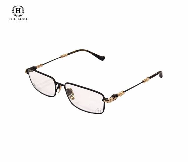 Kính Chrome Hearts Bubba ll Gọng Điểm Vàng