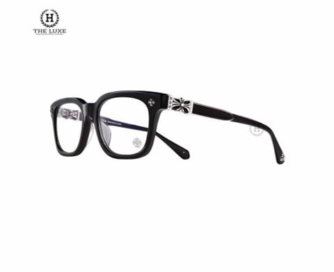  Kính chrome Hearts Cox Ucker gọng đen điểm vàng 