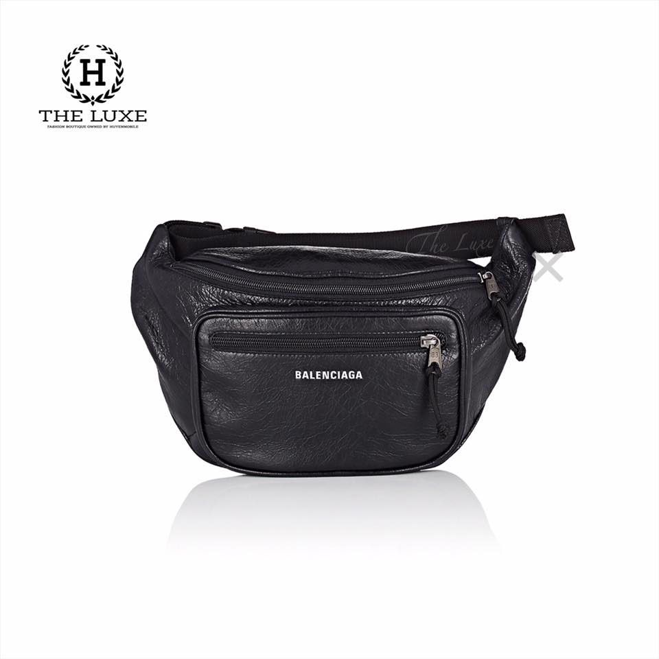 Balenciaga wheel Waist Bag With Embroidered Logo in Black for Men  Lyst