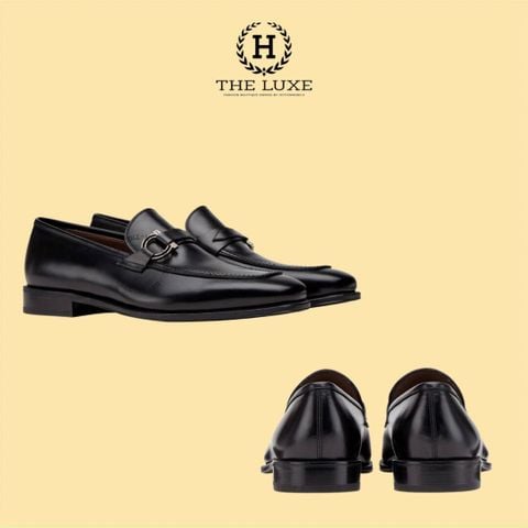  loafer Salvatore tag bạc 