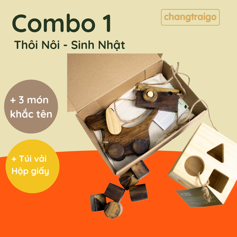 Set quà tặng thôi nôi sinh nhật cho bé COMBO 1