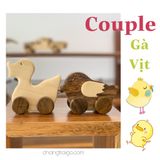 Gà Vịt Couple - Đồ Chơi Gỗ Chàng Trai Gỗ