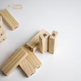 Trò Chơi Thanh Rút Gỗ Jenga 54 Thanh - Đồ Chơi Trí Tuệ 100% Gỗ Tự Nhiên