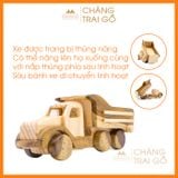 Combo 4 Xe Công Trình - Đồ Chơi Gỗ Trẻ Em Chàng Trai Gỗ