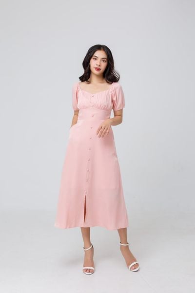  ĐẦM MIDI PHỐI NÚT 3418 