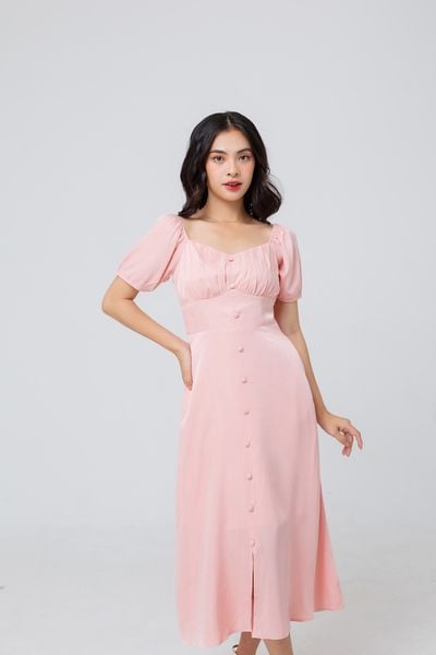  ĐẦM MIDI PHỐI NÚT 3418 
