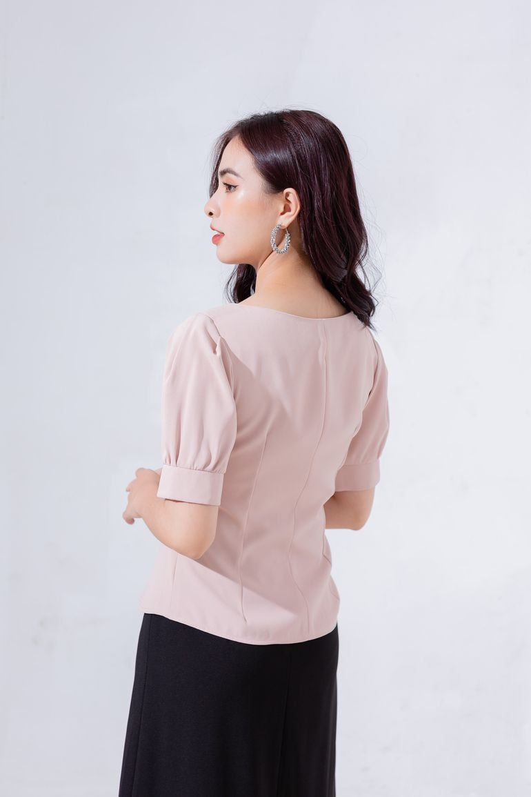  ÁO PEPLUM THÊU HOA 5559 