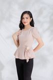  ÁO PEPLUM PHỐI HOA 5652 