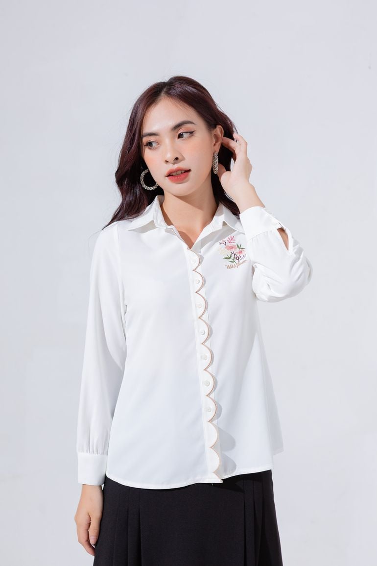 Tổng hợp Mẫu Thêu Áo Sơ Mi Nữ giá rẻ bán chạy tháng 62023 BeeCost #7 Tổng hợp Mẫu Thêu Áo Sơ Mi Nữ giá rẻ bán chạy tháng 62023 BeeCost