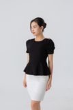  ÁO PEPLUM NƠ NGỌC 5707 