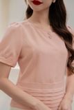  ÁO KIỂU PHỐI NÚT 5785 
