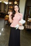  ÁO PEPLUM NƠ NGỌC 5707 