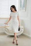  ĐẦM VIỀN CHỈ NỔI SANG TRỌNG 3487 