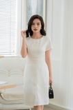  ĐẦM VIỀN CHỈ NỔI SANG TRỌNG 3487 