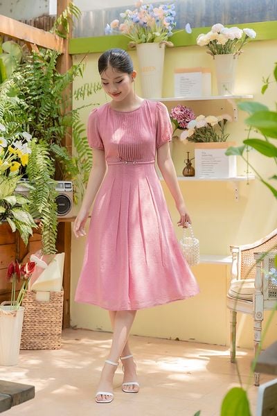  ĐẦM VOAN HOA 3651 