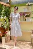  ĐẦM VOAN HOA 3650 