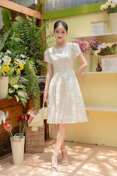  ĐẦM VOAN HOA 3654 