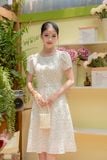  ĐẦM VOAN HOA 3654 