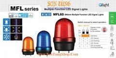 MFL60 Đèn Qlight Φ60, Bóng LED, Sáng Liên Tục/Nhấp Nháy/Chớp/Quay, IP65