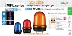 MFL100 Đèn Qlight Φ100, Bóng LED, Sáng Liên Tục/Nhấp Nháy/Chớp/Quay, IP65