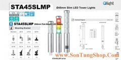 Đèn Tháp QLight Hàn Quốc 1->5 Tầng, Bóng LED, Trụ Tròn Φ35, STA45SLMP-BZ