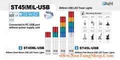 Đèn Tháp USB Qlight ST45L-USB, ST45ML-USB, Φ45, Bóng LED, IP23