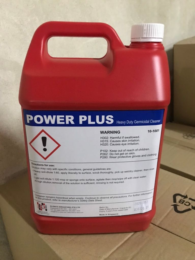  Hóa chất lau sàn khử trùng Power Plus 