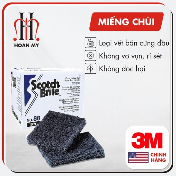  Miếng ráp cọ rửa xoong nồi Scotch Brite 88 