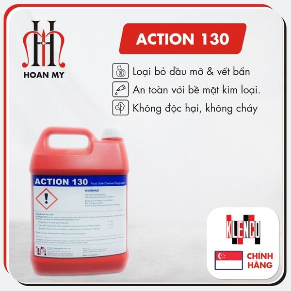  Hóa chất tẩy rửa dầu mỡ bếp ACTION 130 
